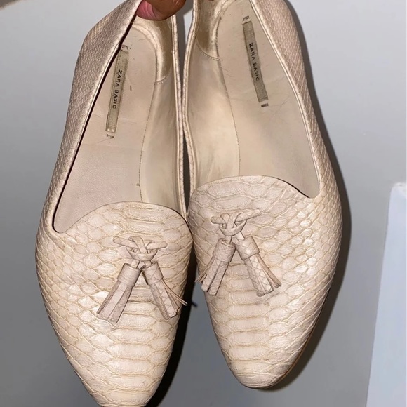 Zara Snake Skin Flats - Picture 1 of 1